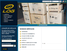 Tablet Screenshot of carangolalog.com.br